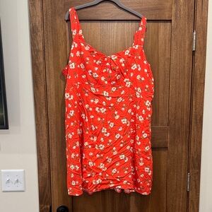 Old Navy Red Floral Spaghetti-Strap Camisole